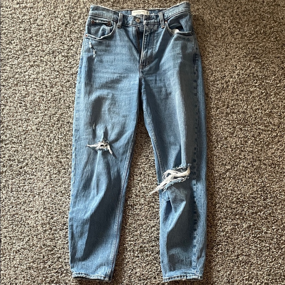 Abercrombie & Fitch High Rise Blue Jeans